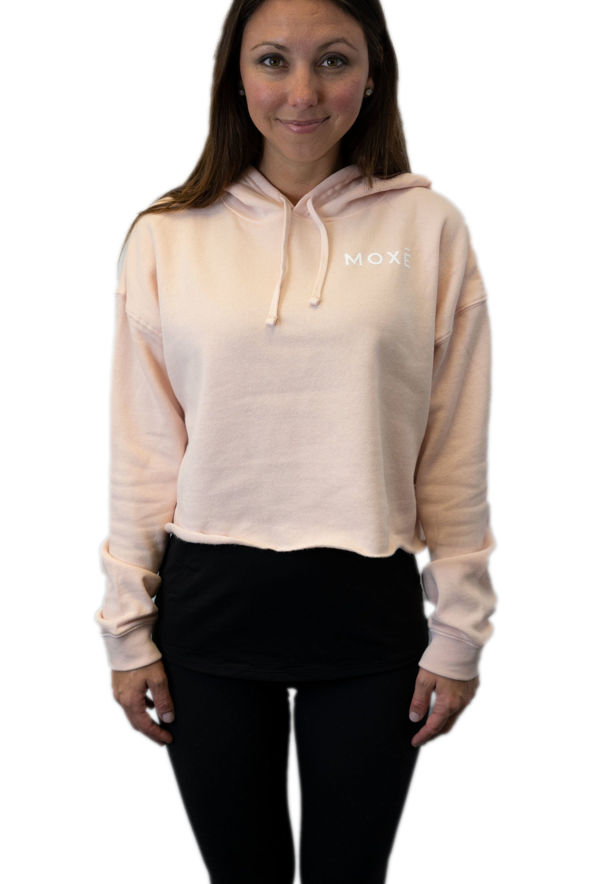 Women's Crop Top Hooded Pullover