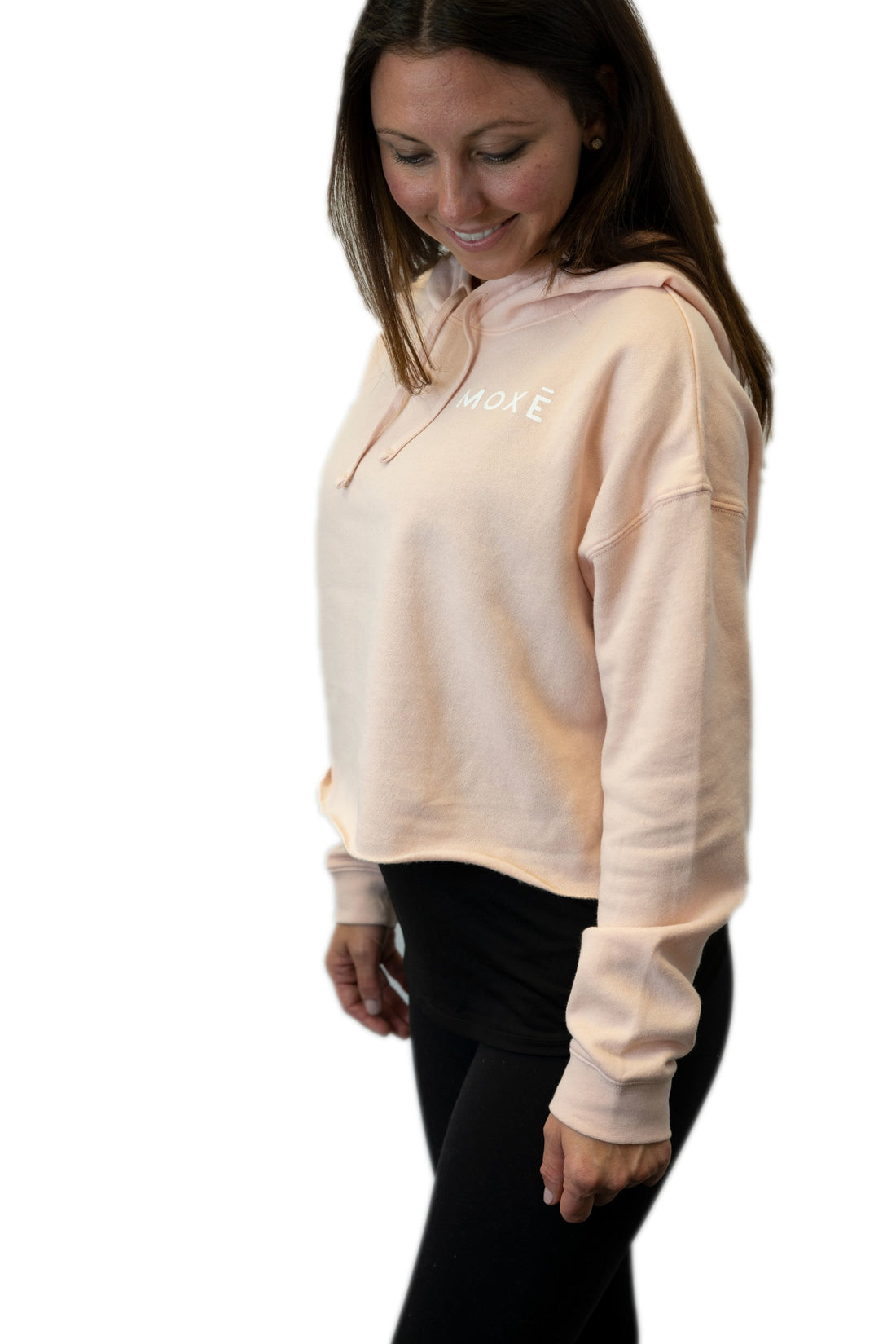 Women's Crop Top Hooded Pullover