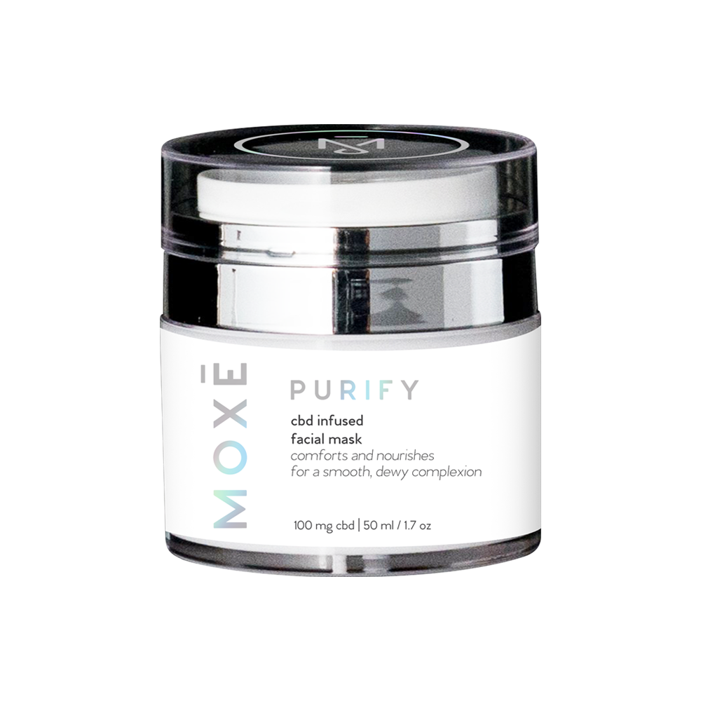 Purify CBD-infused facial mask
