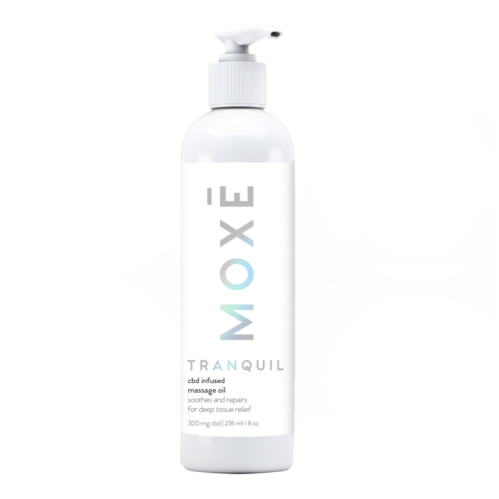Tranquil CBD-infused massage oil
